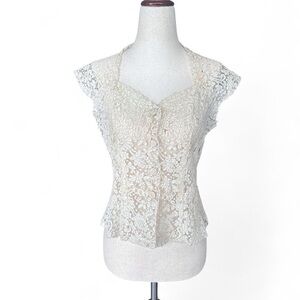 Antique lace top